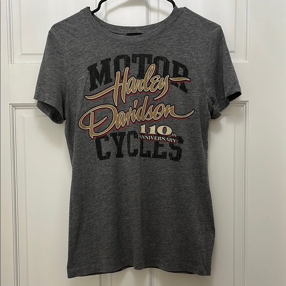 Harley-Davidson Grand Forks ND Fitted Short Sleeve Tee - Size Small - Picture 1 of 10